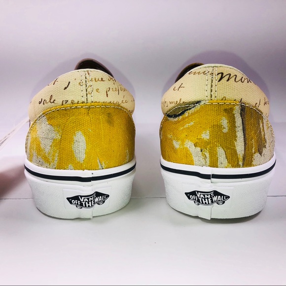 Vans Classic Slip On Vincent van Gogh Skull Shoes - Picture 7 of 8